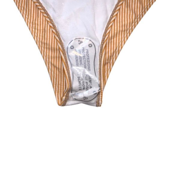 New High Waisted Bikini Set Swimsuit Stripes Boho - Picture 13 of 16